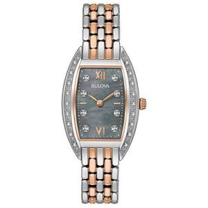 Bulova Tonneau Two-Tone Watch NWOT